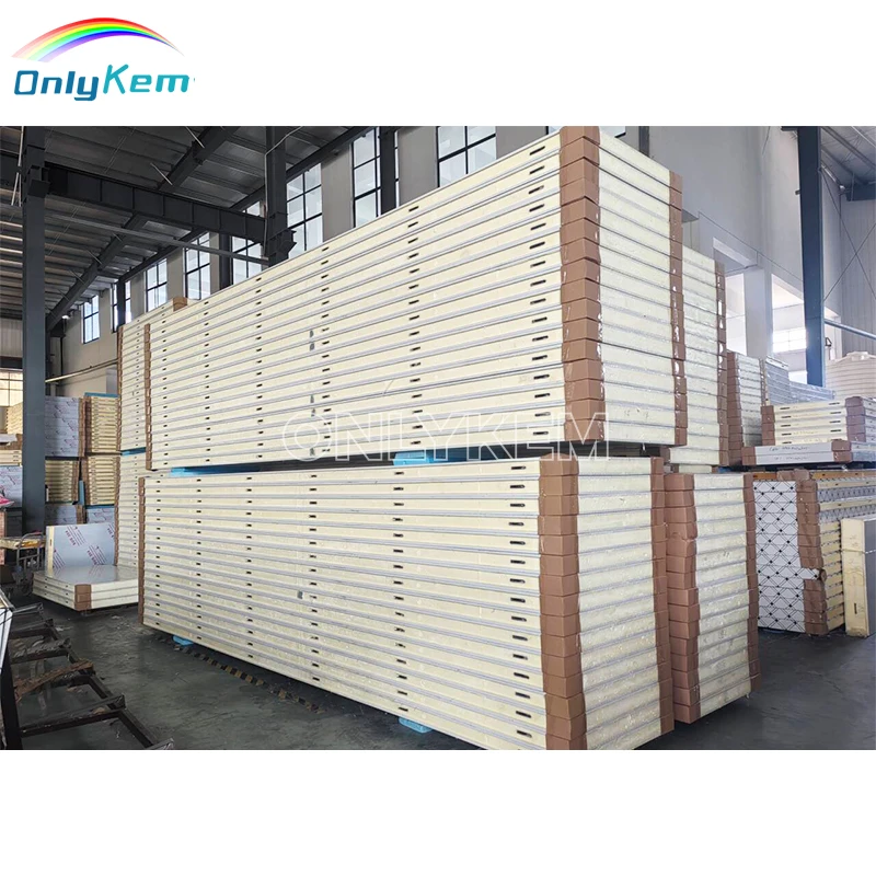 100mm thickness cold room insulation pu sandwich panels for sale