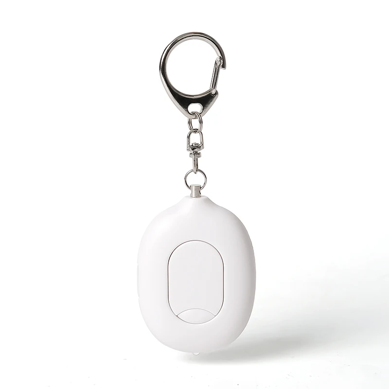 Anti-lost portable self defense keychain alarm with led flashlight