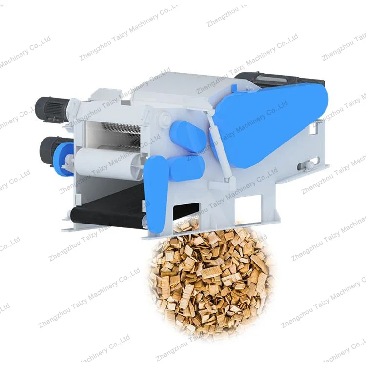 Mobile drum wood chippers used  diesel drum wood chipper mulcher