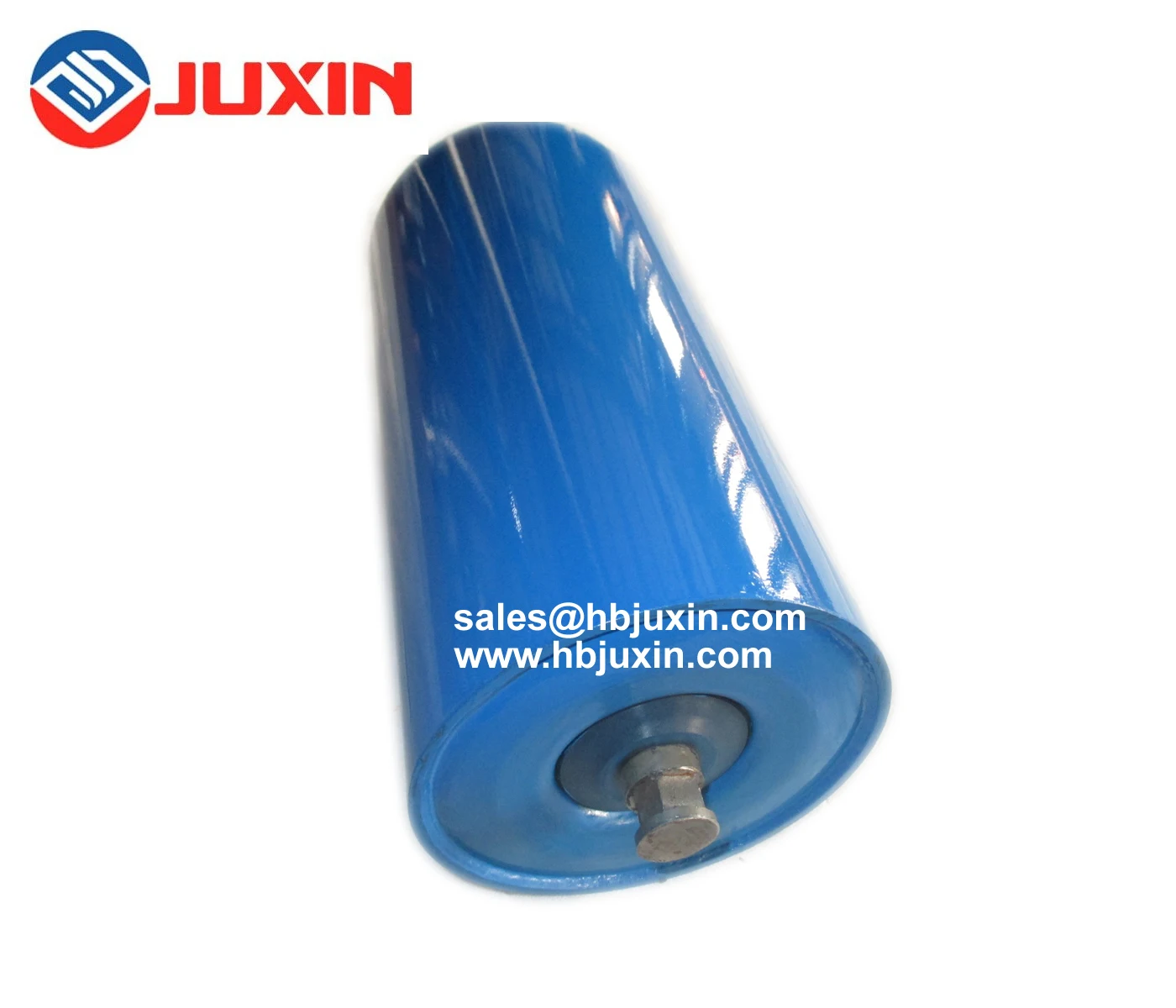 Conveyor return roller with ball bearing long life time
