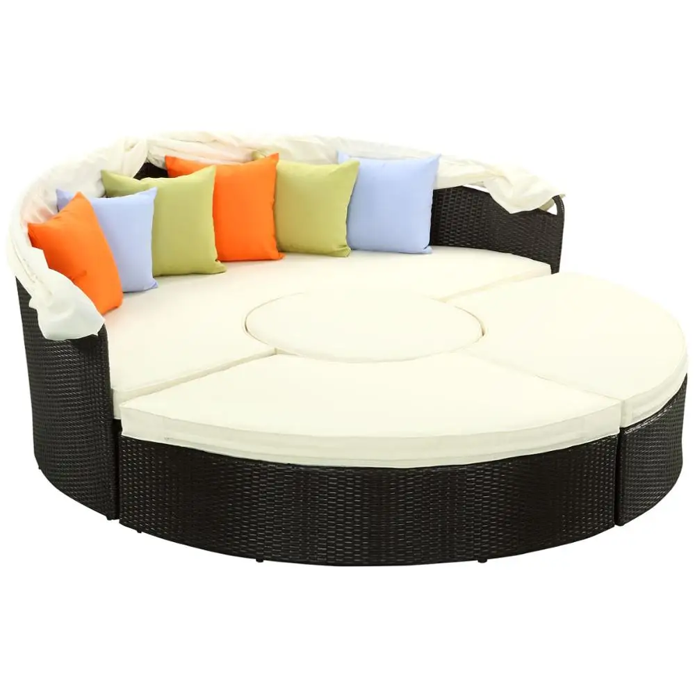 Audu Large Hotel Or Home Bed Round Shaped Beside Pool