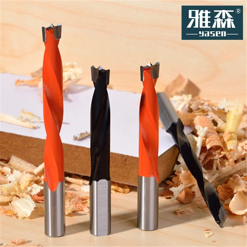Yasen Manufacturer Solid Carbide Long Type Economical Dowel Drills Bits for Woodworking