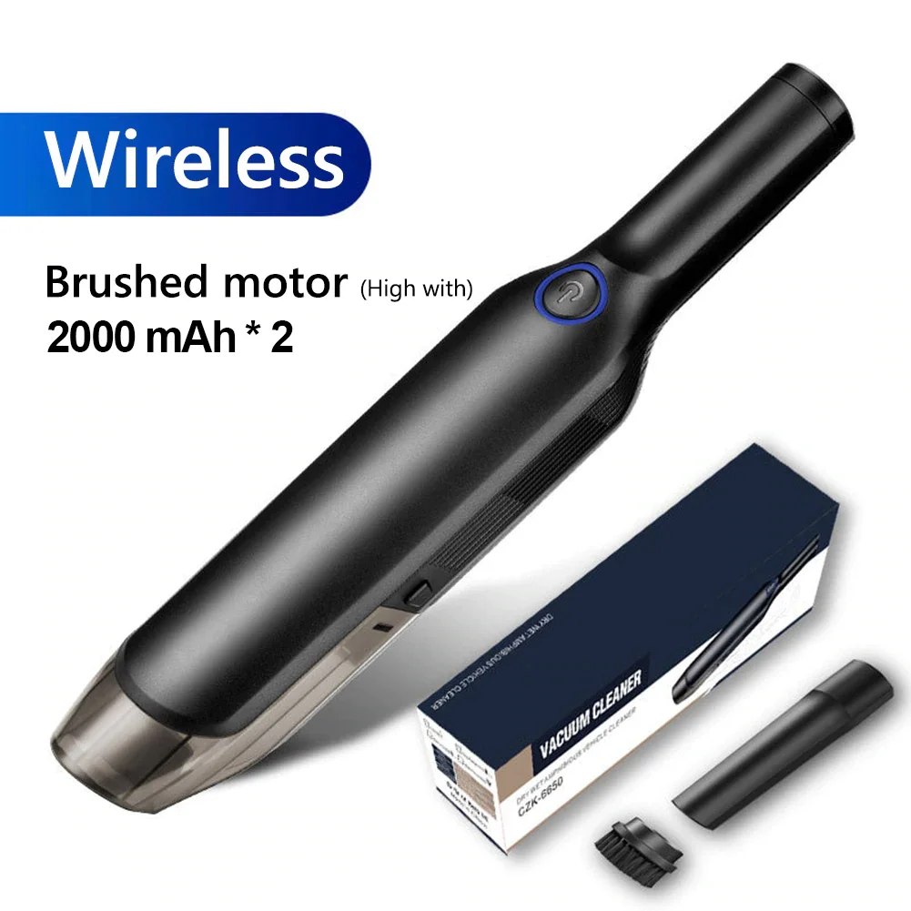 
New Design Mini Portable Car Vacuum Cleaner Handheld Auto Vaccum For Home Desktop Cleaning Wet Dry Vacuum Cleaner 