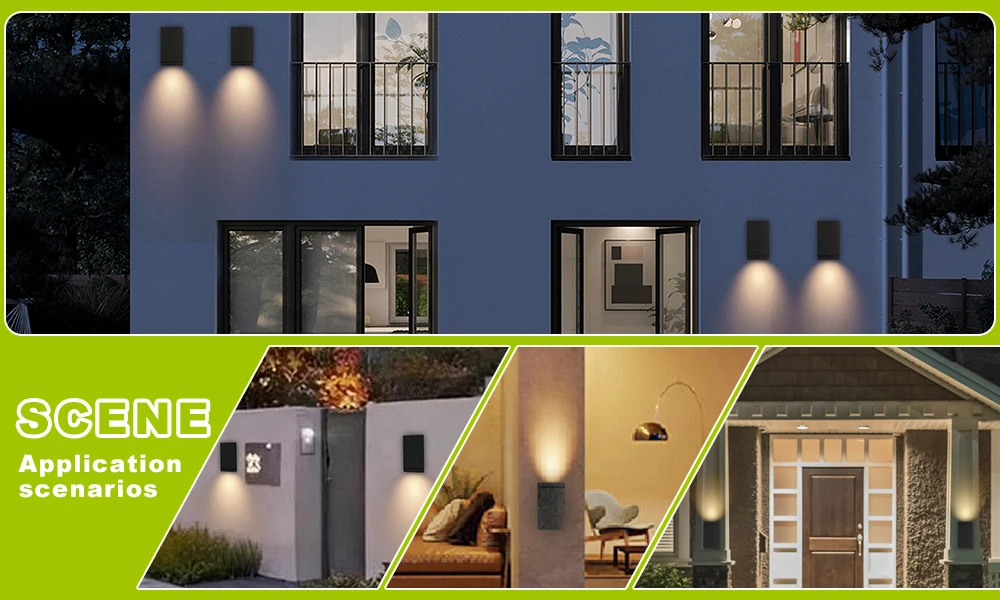 IP65 Outdoor Waterproof Home Lighting Photocell Sensor LED Wall Lights with ETL