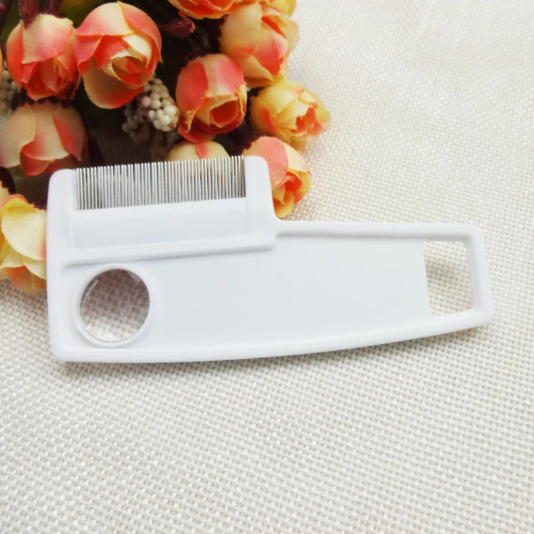 Factory Wholesale PP Handle Kids Pet  Anti Nit Flea Terminator Remove Cleaner Stainless Steel Head Lice Comb