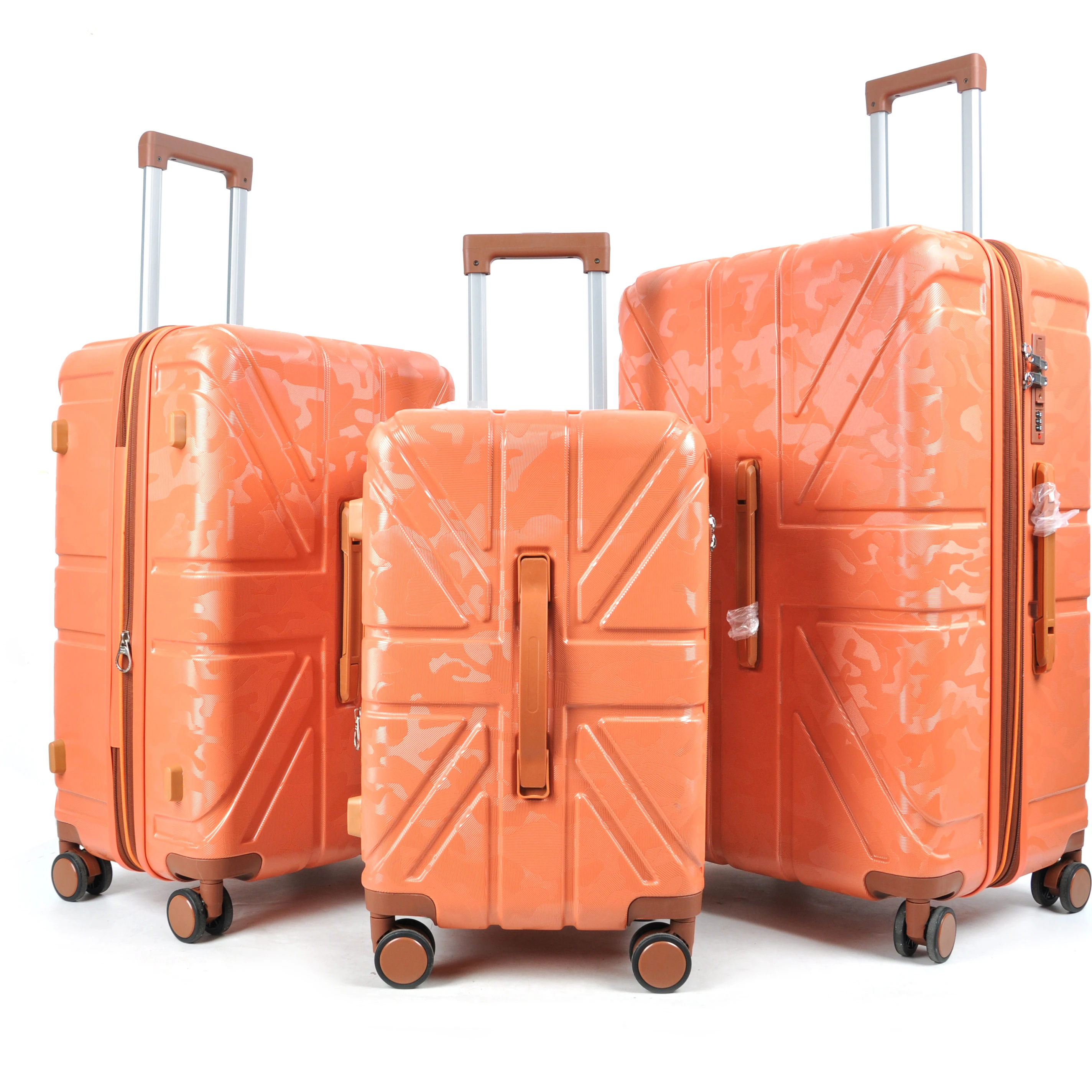 wholesale large luxury travel suitcases high quality custom sets luggage sets unisex