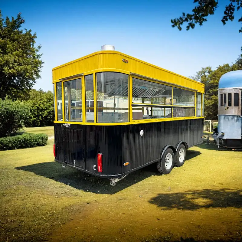 Available Fast Food Trailer /Food Truck, Street Food Cart Trailer in stock