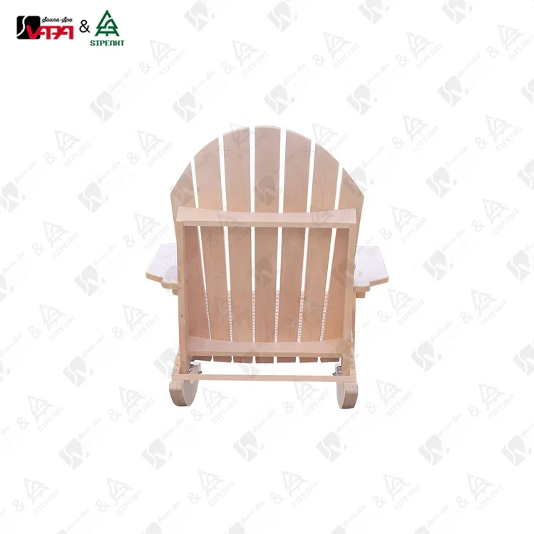 Vapasauna Direct manufacturer Rocking chair Traditional Wooden Cold bath Tub Ice bath Tub With Stainless Steel For Ice therapy c