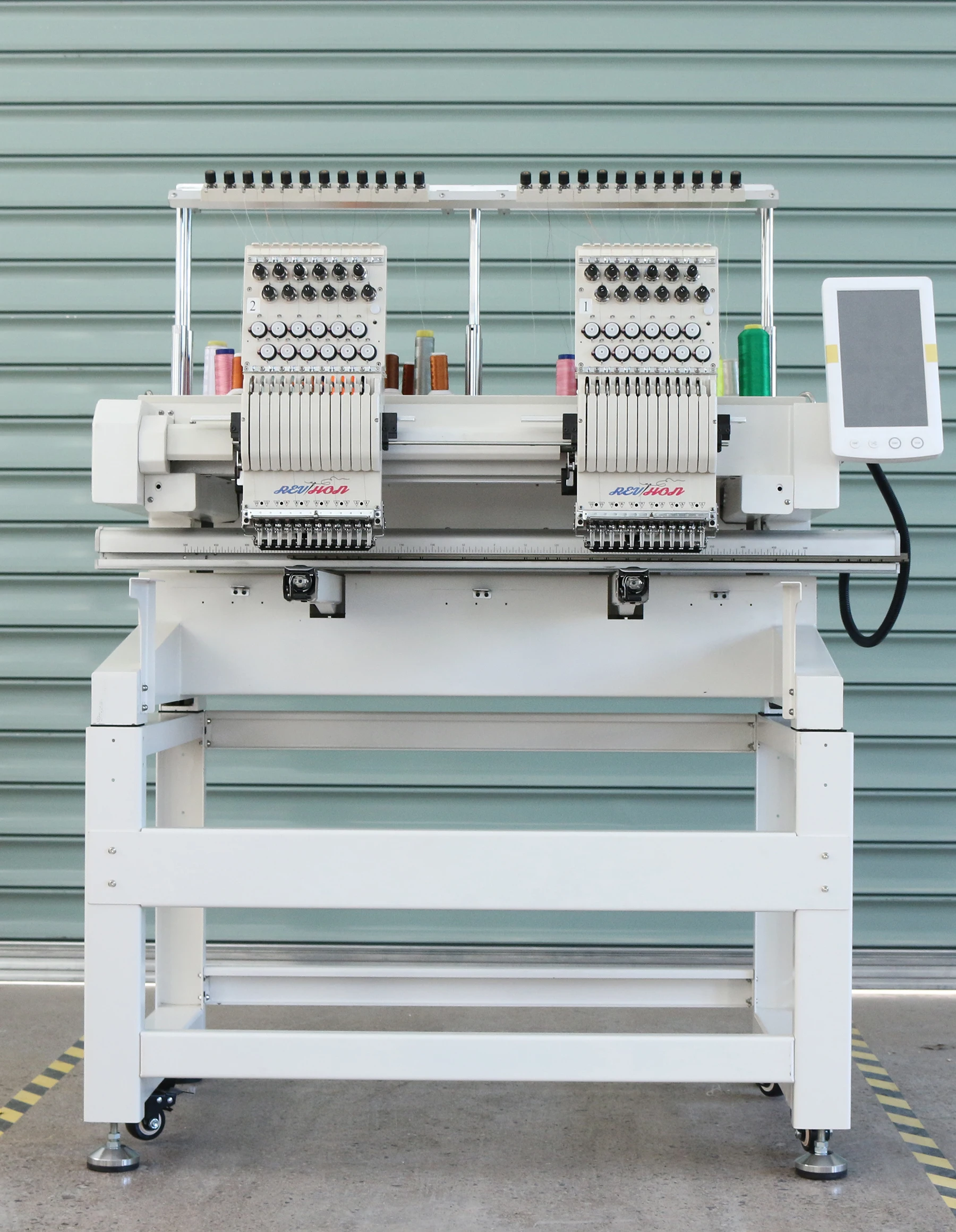 high speed 2 head computer intelligent embroidery machine like tajima
