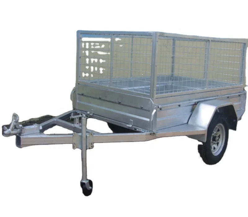 Manufacturer and Factory made and sale Galvanized 5x8 Box trailer CT0080E-4