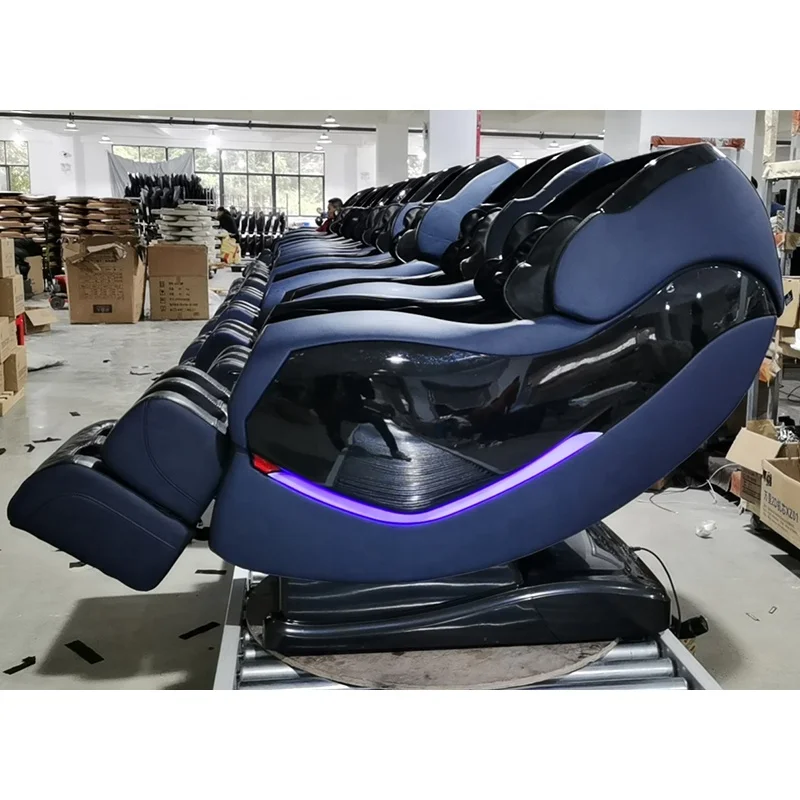 Double sl track 3d zero gravity massage chair with heat