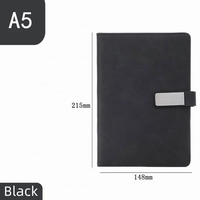 Customized Logo A5 Journal Notebook with Pen Good Feeling PU Notebook with Buckle Wholesale A5 Notebook with Pen