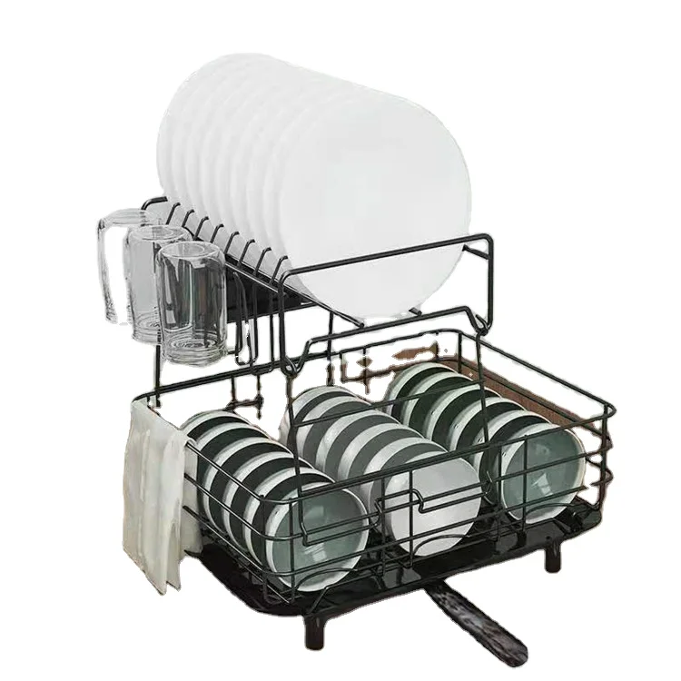 
Hot Selling Cheap Custom Kitchen Cabinet Dish Drainer Plate Drain Bowl Sink Racks Holders 
