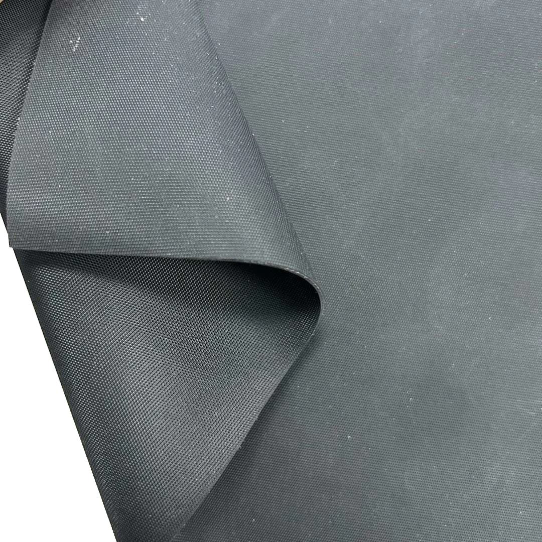 Grippy hypalon rubber fabric with embossed pattern for making outdoor bags