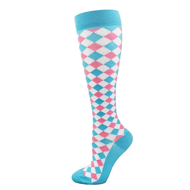 Compression Socks for Men & Women 20-30 mmHg Graduated Supports Socks for Soccer Running Nurses