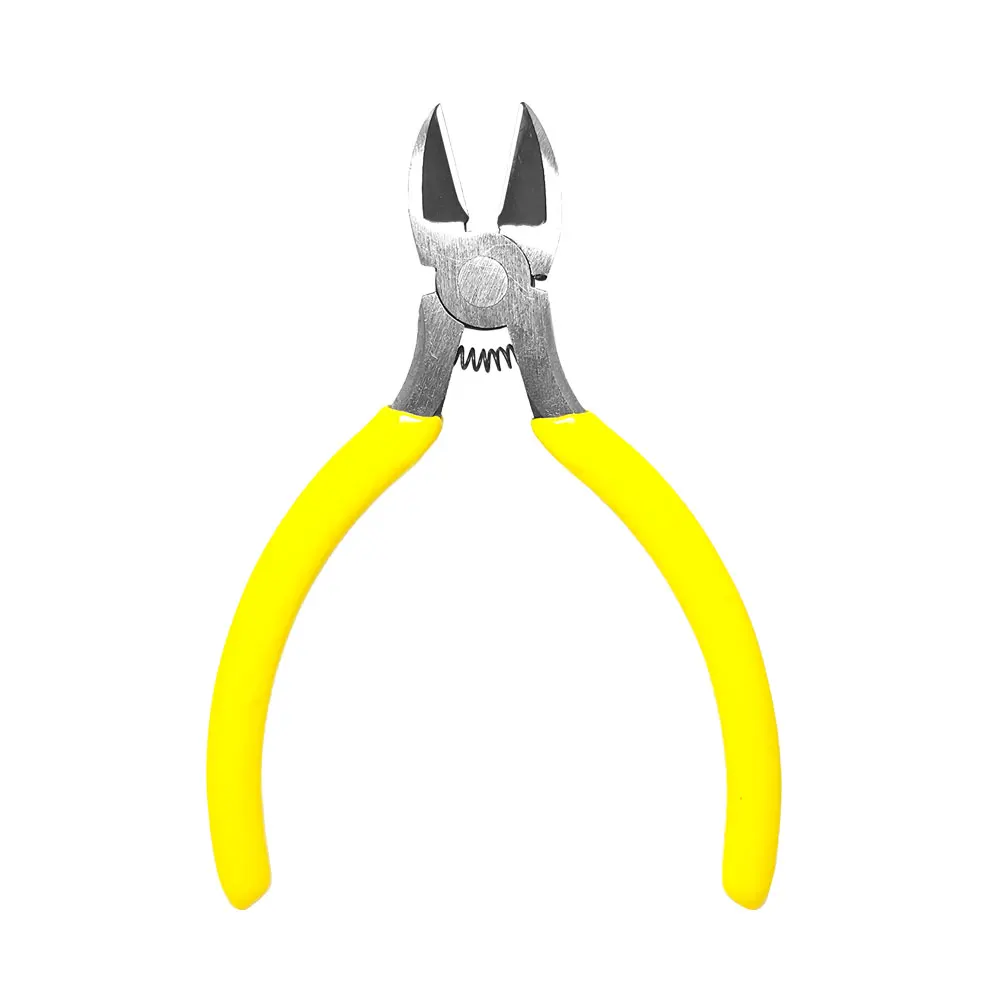 High Carbon Cable Cutters Mini Stainless Steel Rubber Needle Nose DIY Jewelry Making Pliers for Jewelry