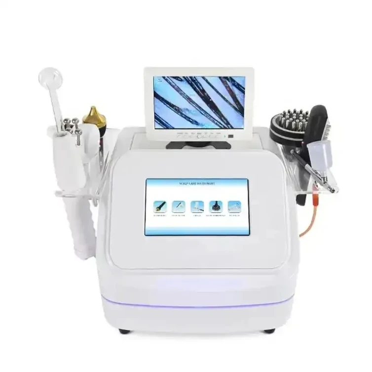 2024 hot sale 7 in 1 Micro current scalp analyzer For Hair Loss Treatment Micro Current Hair Growth Machine