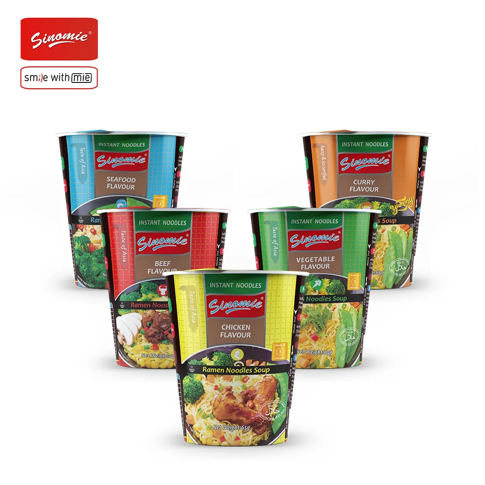Manufacturing Oem Noodle Wholesale Good Taste Fast Food 3 minutes HALAL Instant Soup Noodles