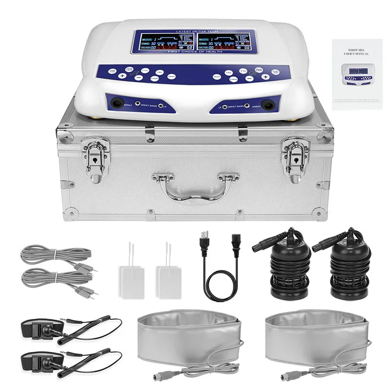 Detox machine foot spa ion cleanse Double health foot therapy regimen hydrotherapy instrument foot massage machine
