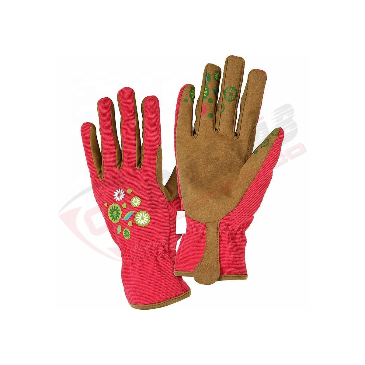 Breathable Polyester Pu Leather Working-Safety General-Purpose Gardening Gloves With Touchscreen Planting-Working