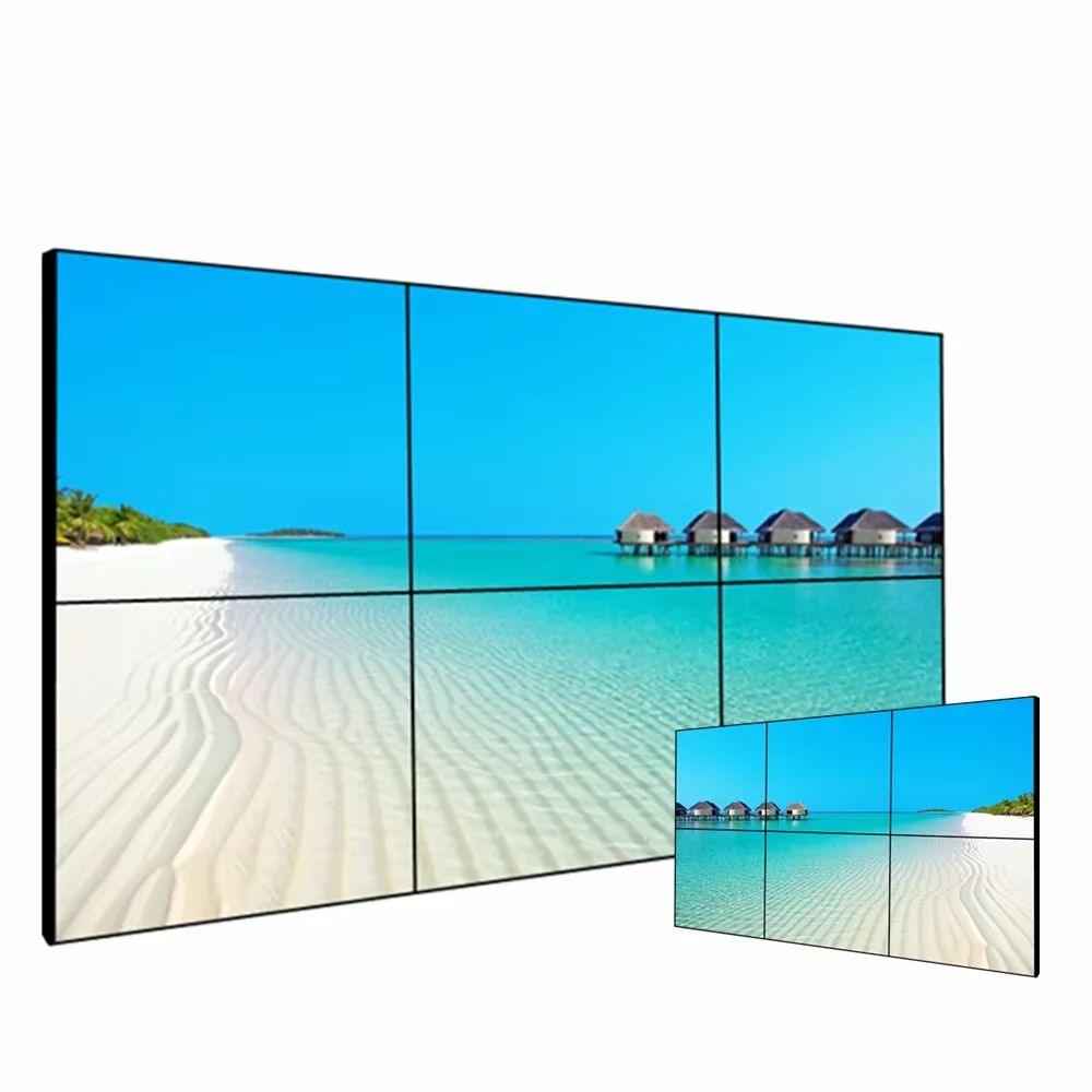 2 X 3 Video Wall Digital Signage 49 Inch 3.5mm Lcd Advertising Equipment Digital Signage Dispenser Advertising Balloon