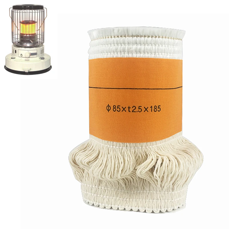 
85*t2.5*185mm Kerosene Stove Wicks High Quality Glass Fiber + 100%Cotton oil lamp fiberglass wick for kerosene heater 