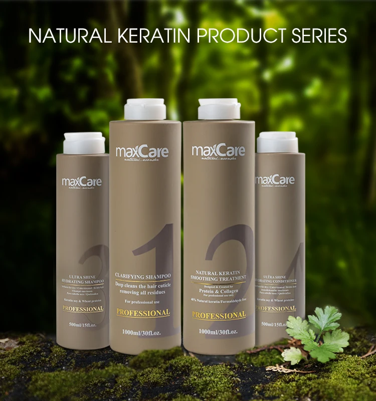 Professional Natural Keratin Treatment Hair Repair Shampoo and Conditioner