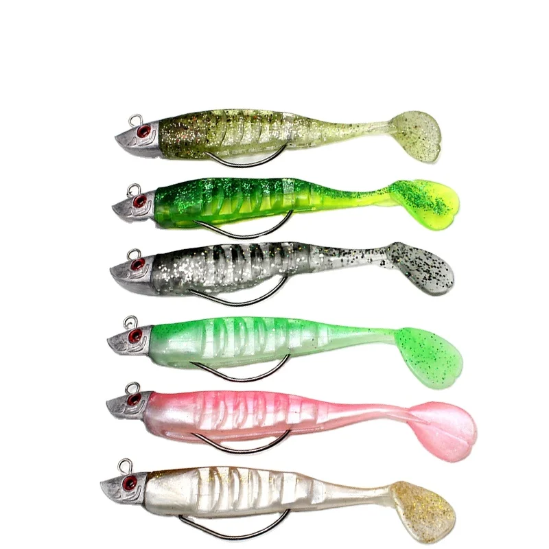 New Arrival Fishing Lures Bait 130mm 5.1in 26g Artificial Tackle Soft Lead Fish Soft Bait Iscas Pesca
