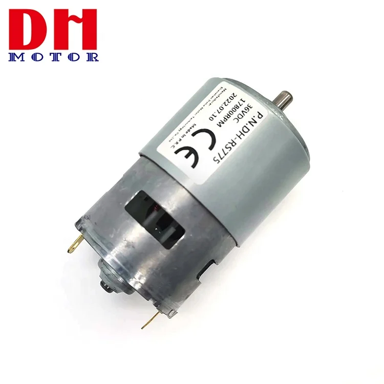 Hot Sale Durable 775 Motor 12v 24v 36v Brush Dc Motor High Rpm Gearbox For Electric Tool