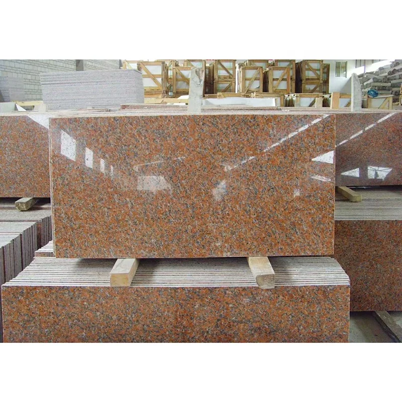 Polished Guangxi Red Color Natural Granite Stone Floor Tiles Big Slab Maple Granite