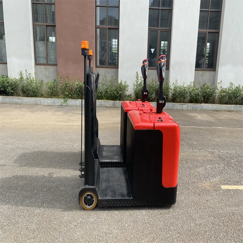 YJL standing driving bolt towing coupling style electric tow tractor with warning light 3T QDD30A