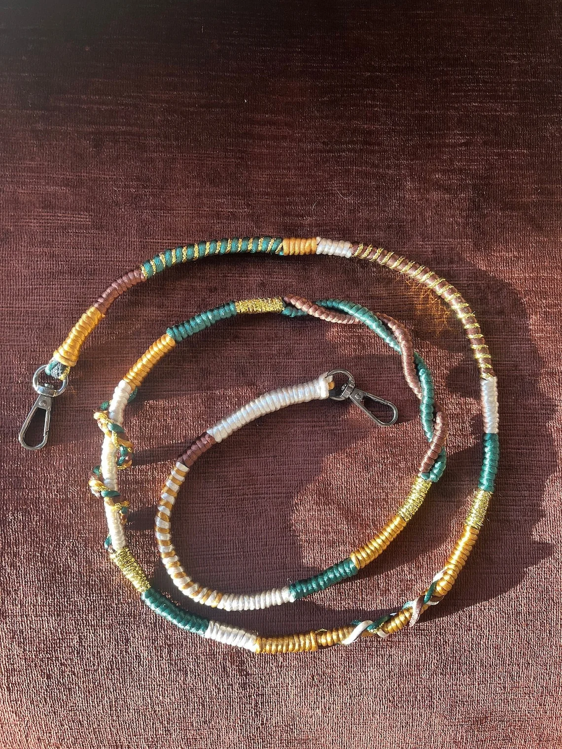 Handmade mobile phone straps thick knitting smartphone cou lanyard macrame crossbody paracord shoulder braided phone charm strap