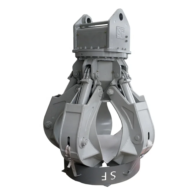 High quality 20 ton excavator rotating gripper orange peel grapple for sale