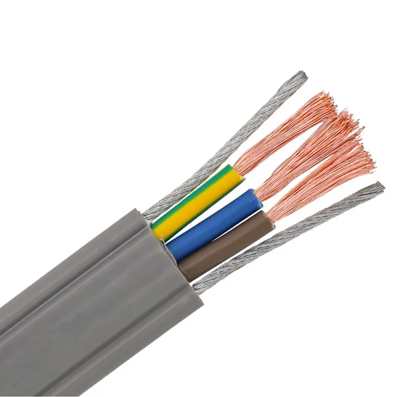 Tvvb Tvvbg Tvvbp Lift Travelling Cable Elevator Shielded flat cable for Elevator  lift travelling flat cable