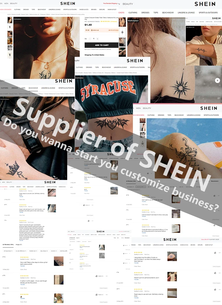 Inkster bee Moon temporary tattoo waterproof tatouage anime t ink paper carton temporari transfer tattoos henna stickers