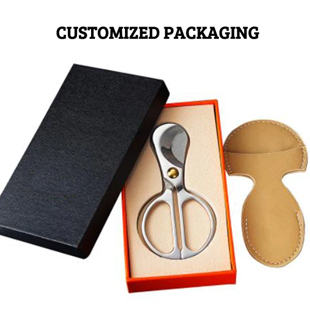 custom luxury accessories logo amazon best personalized sharpest scissors cigar cutter for ladies