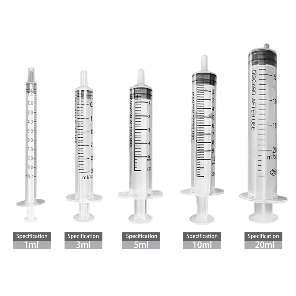 20ml Disposable plastic syringe with needle