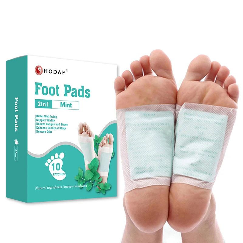 2022 ODM OEM Service Health Care Products Chinese Herbal Beauty bamboo Detox Foot Patch detox foot pads