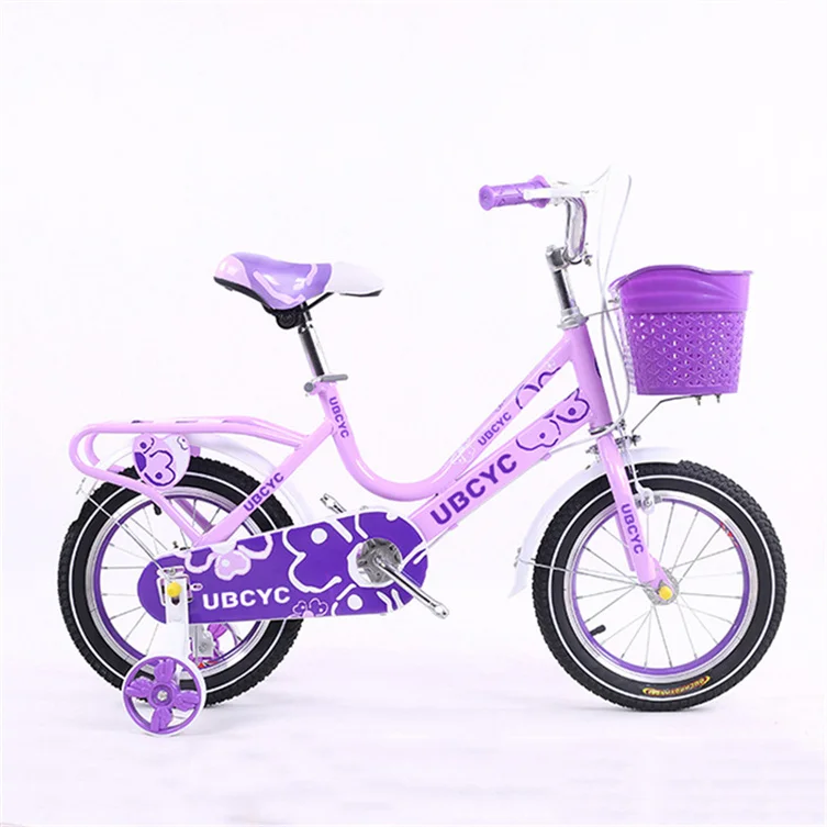 Factory cheap price 4 Wheel girl cycle 12 14 16 18 20 Inch Children Bicycle Kids Bike For 2 3-8 Year Kids 10 9-11 Years Old