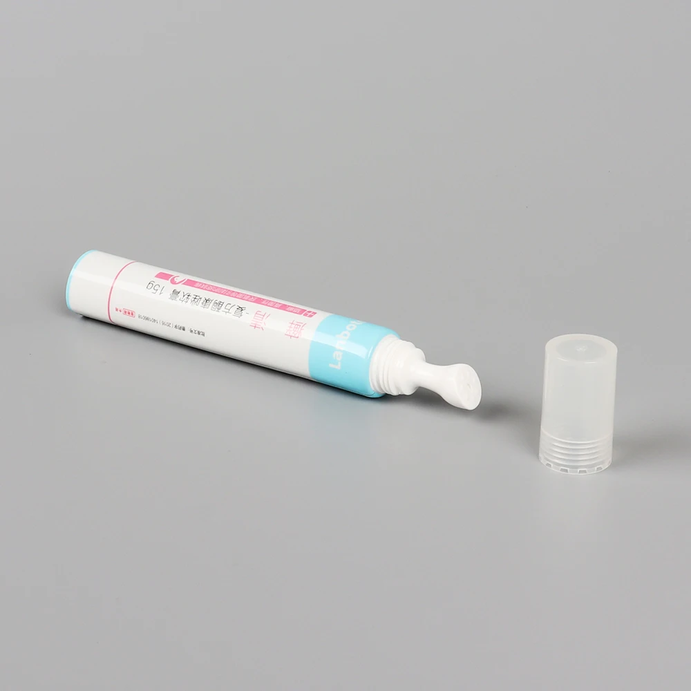 Luxury Laminated soft squeeze eye cream packaging plastic cosmetic tube