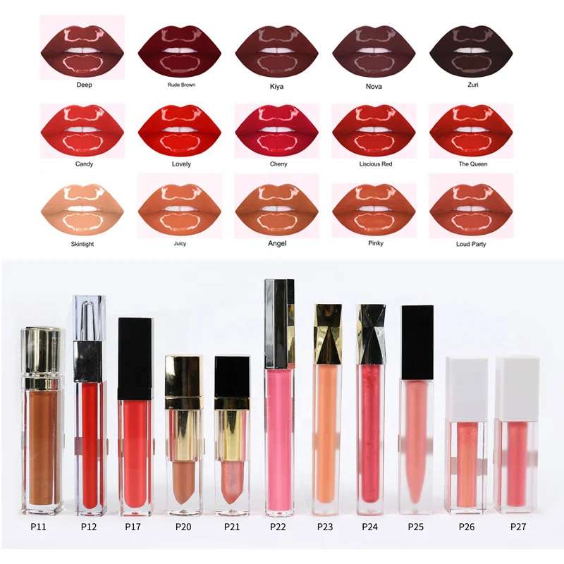 
Private Label lipstick Waterproof moisturizing lipgloss base versagel lip gloss 