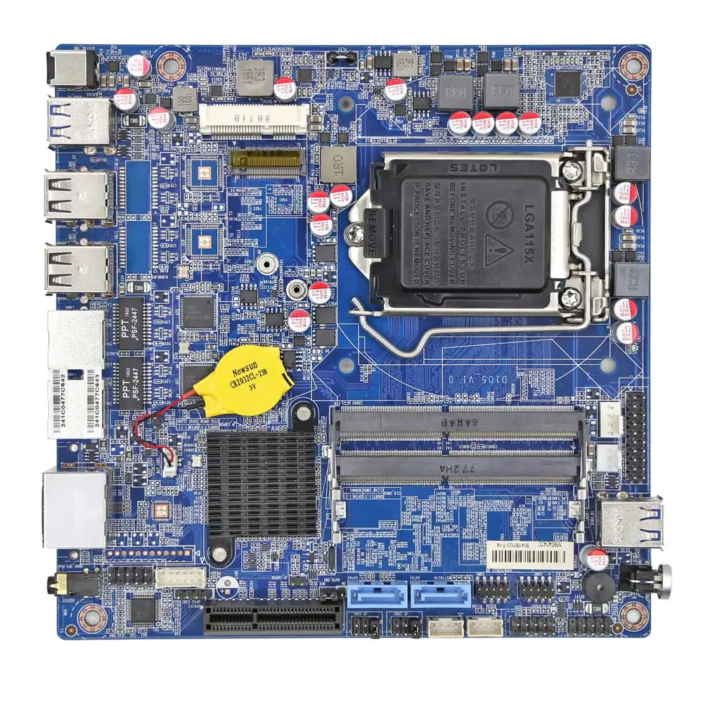 ZC-DN-H310DH LGA1151 8-го 9-го поколения Intel CPU M.2 Mini ITX плата для киоска промышленная контрольная материнская плата