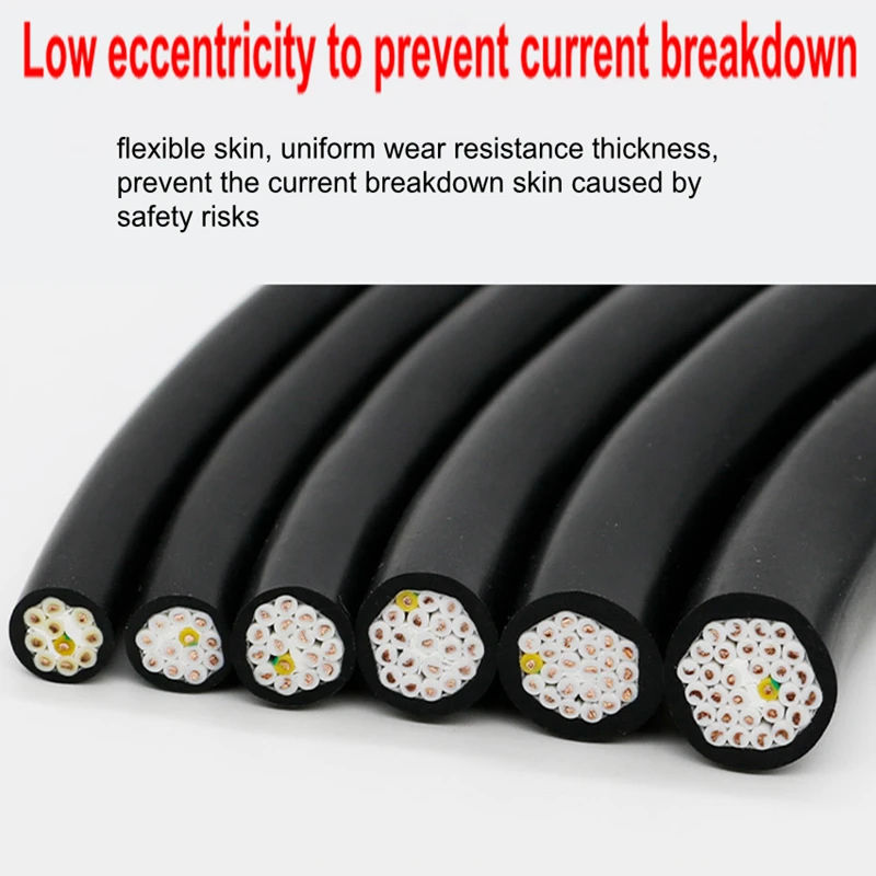 KVVR Multi-core Control Cable 10/12/16/20/24/30/32/38 Core 0.3/0.5/0.75/1.0/1.5mm Signal Wire