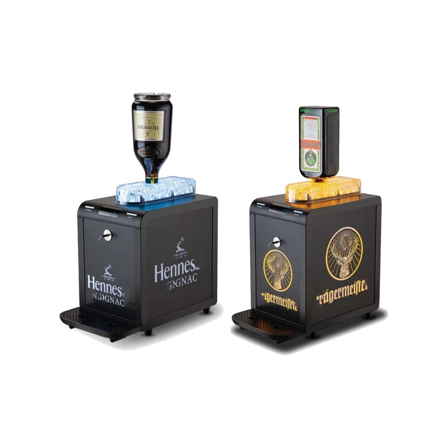 Electronic Semi-Conductor Paint Laser Engraving Liquor Cold Shot Chiller Dispenser Machine With Manual Water Tap