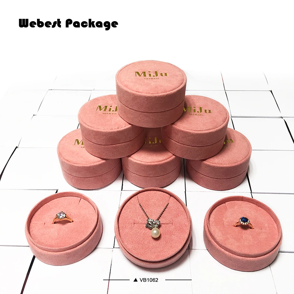 Webest Package round jewellery packaging small wedding gifts box for guests
