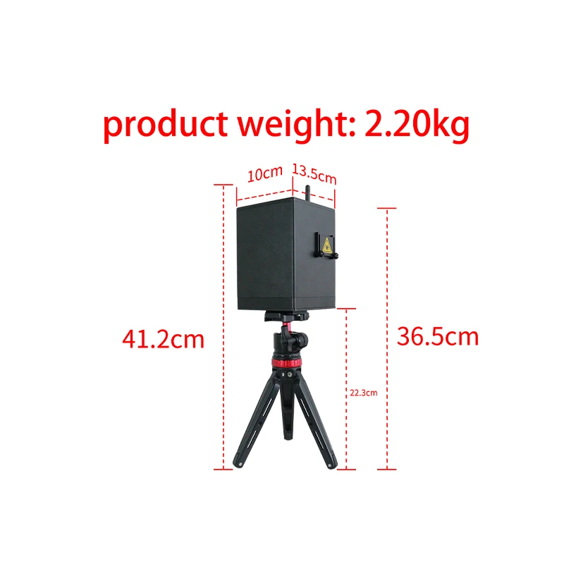 3W mobile phone App controls laser light stage light interactive stage light party family activities convenient and fun