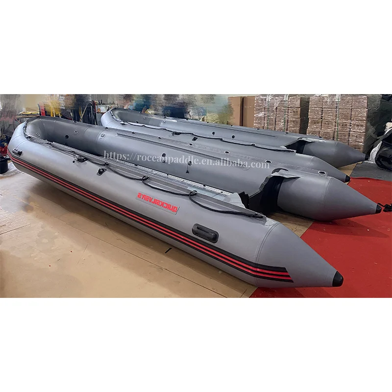 12 емкостью 18 футов 550 см Hypalon/ПВХ складная надувная лодка с транцем