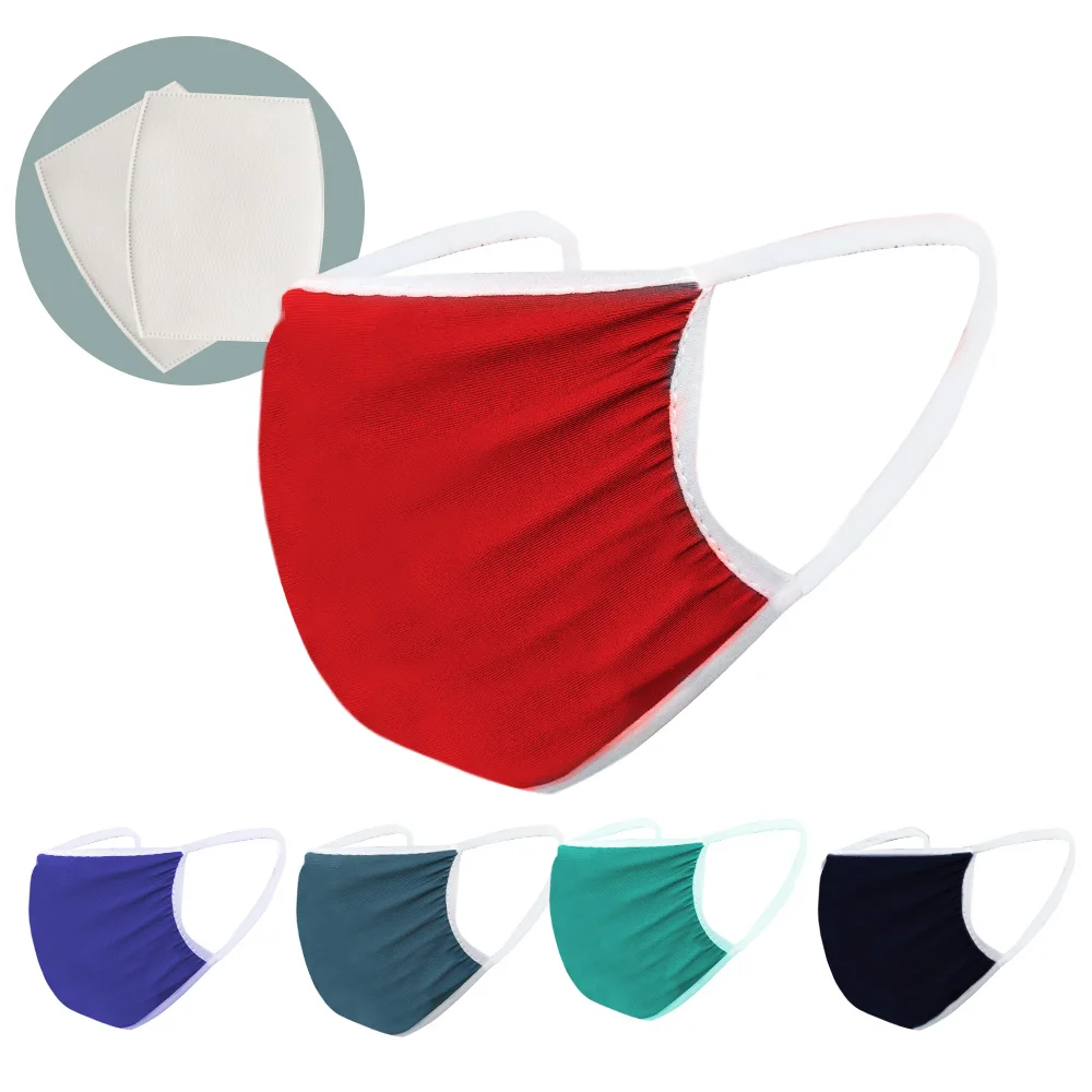 Активированный уголь 5 слоев моющийся многоразовый уход за кожей лица Маска Анти-Пыльца Pm2.5 пользовательские дыхание Сменный фильтр респиратора с безопасности