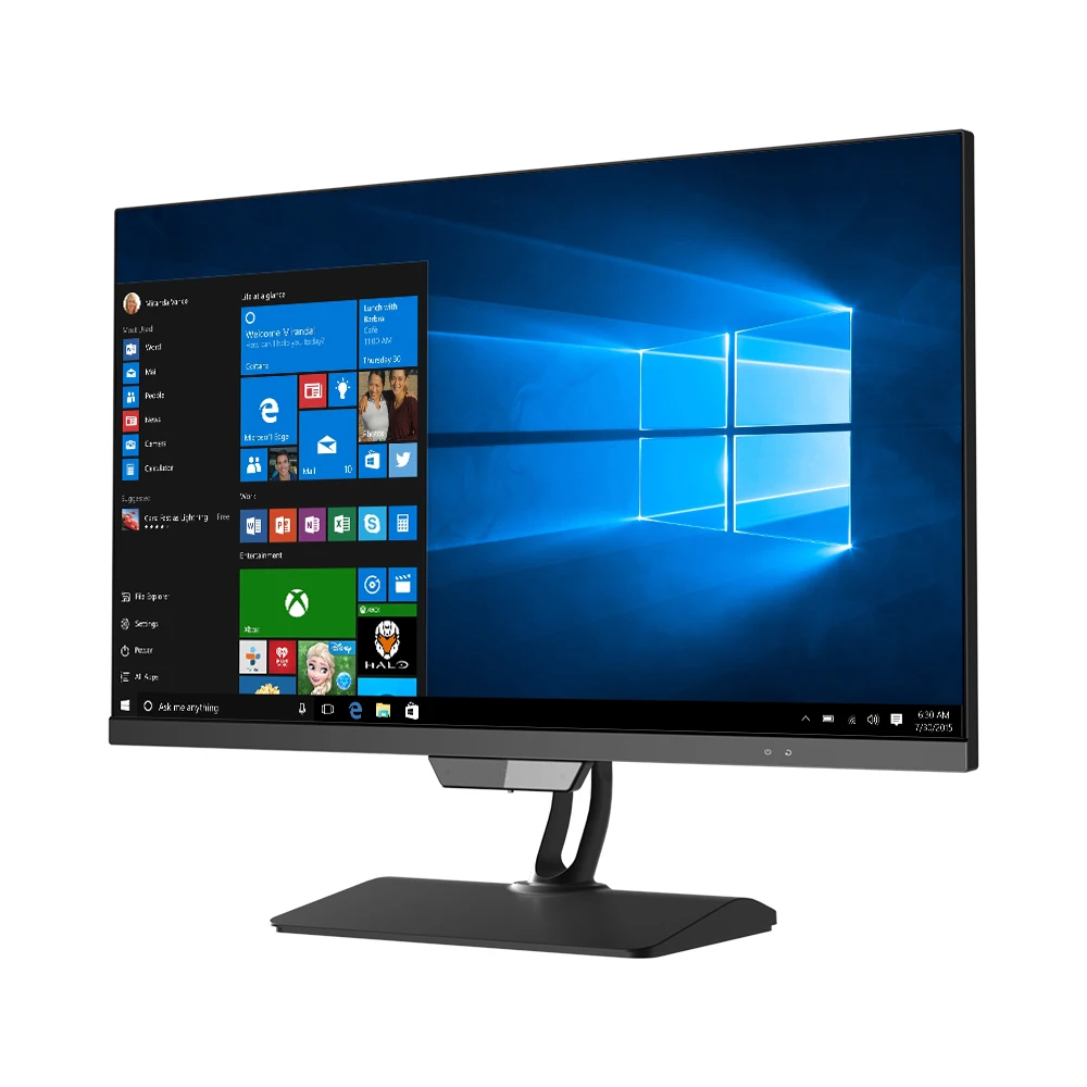 Cheap oem 24inch core i3 i5 i7 ddr4 ram ordinateur monoblock touchscreen pc all-in-one computers