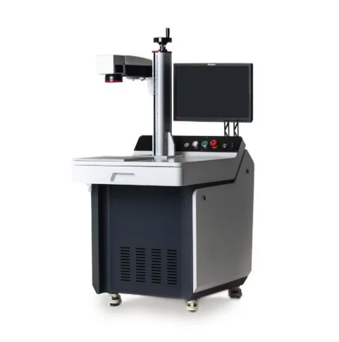 JPT Mopa M7 20W 30W 50W 60W 100W Fiber Laser Marking Machine Steel Metal Jewelry Nameplate Desktop Color Laser Marking Machine